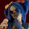 Rip off clown face SPFX makeup mask