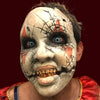 FX makeup cracked doll prosthetic face