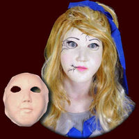 Porcelain doll halloween mask