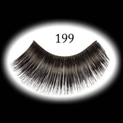 extra long black eyelashes