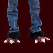 Bird or reptile costume feet