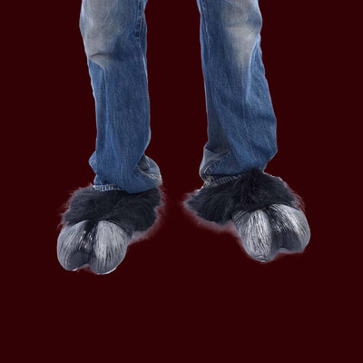 Black hoof costume feet