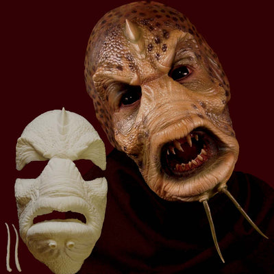 Fish prosthetic makeup mask