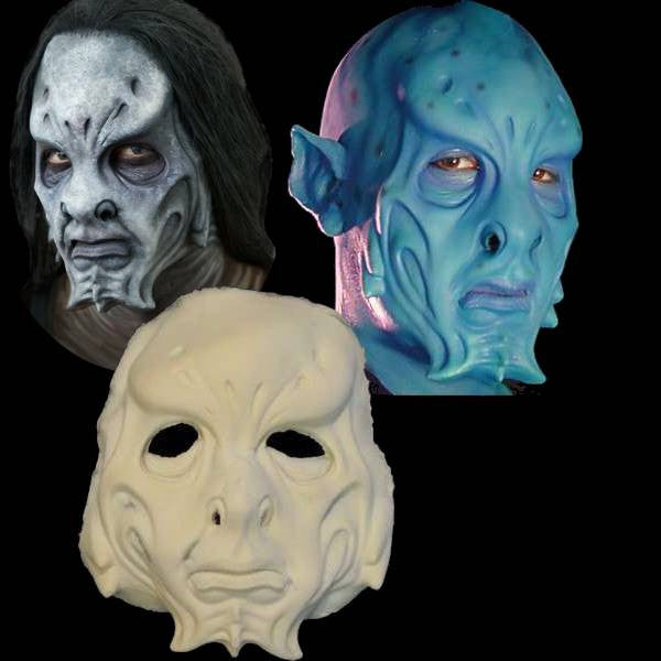 aqua alien full foam latex mask