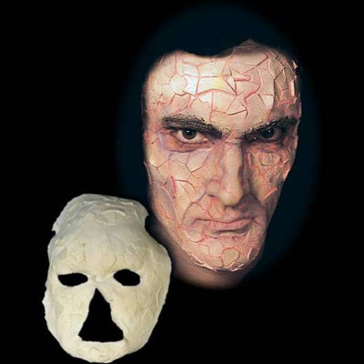 shattered full face halloween latex mask