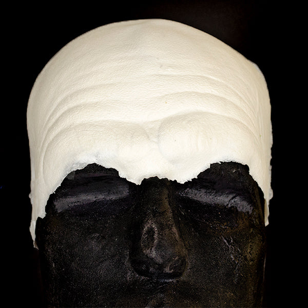 Old age or evil clown brow prosthetic