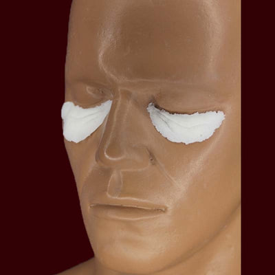 Medium aged eye bags makeup prosthetic