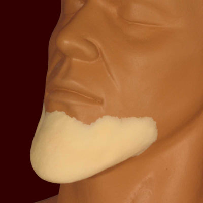 Long pointed chin appliance FX makeup