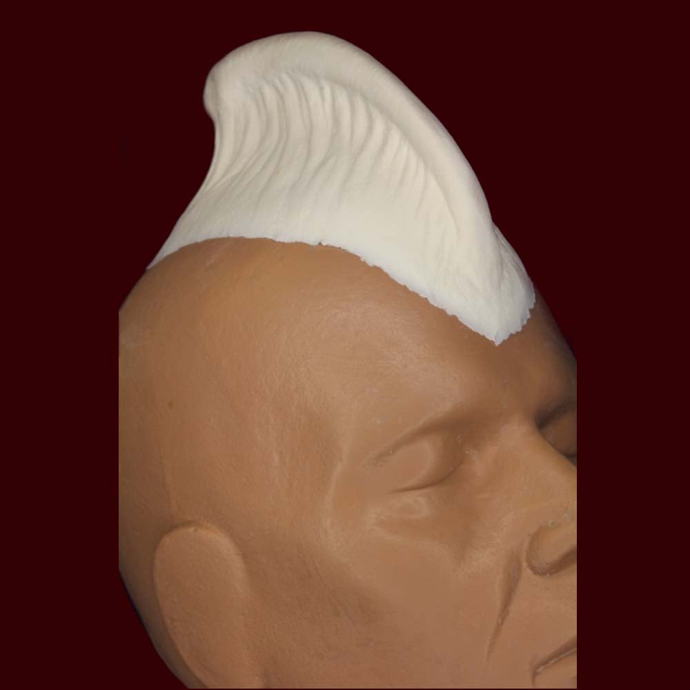 Fish fin head ridge for alien costume makeup