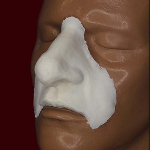 bulbous nose and lip costume prosthetic