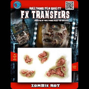 Rotten zombie flesh FX makeup transfers