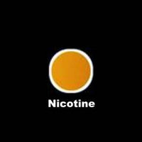 Nicotine stain tooth paint