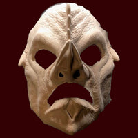 foam latex spiky horned creature mask