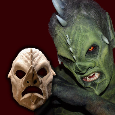 Spiky bat like or troll creature foam mask 