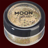 Gold holographic fine cosmetic glitter