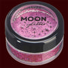 Pink holographic fine cosmetic glitter