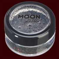 Black holographic fine cosmetic glitter