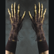 Zombie skeleton glove hands