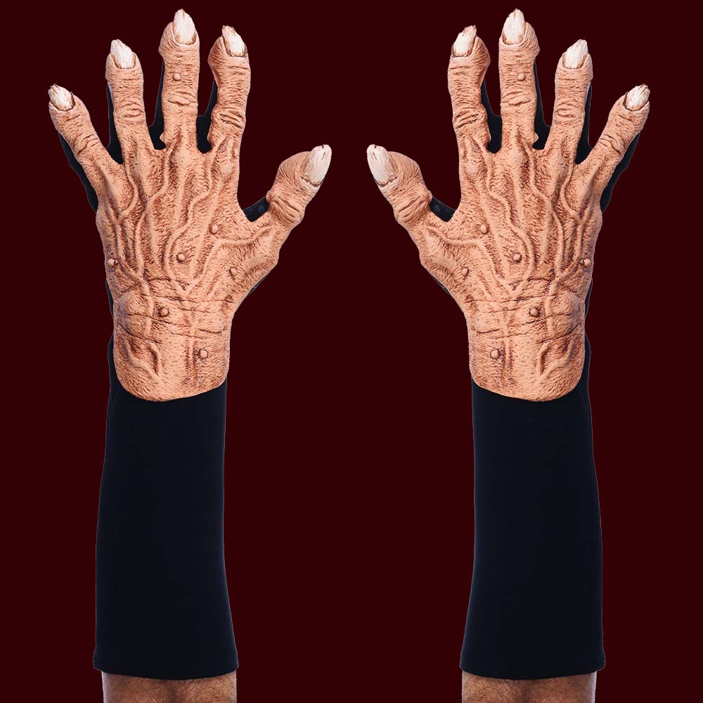 Flesh colored monster hand gloves