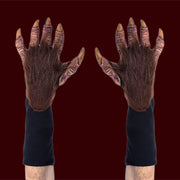 Brown costume beast gloves