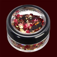 Autumn mixed color chunky cosmetic glitter