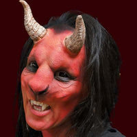 Goat with horns costume prosthetic