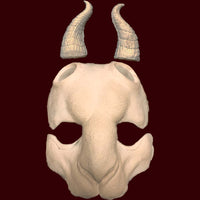 Foam latex goat mask