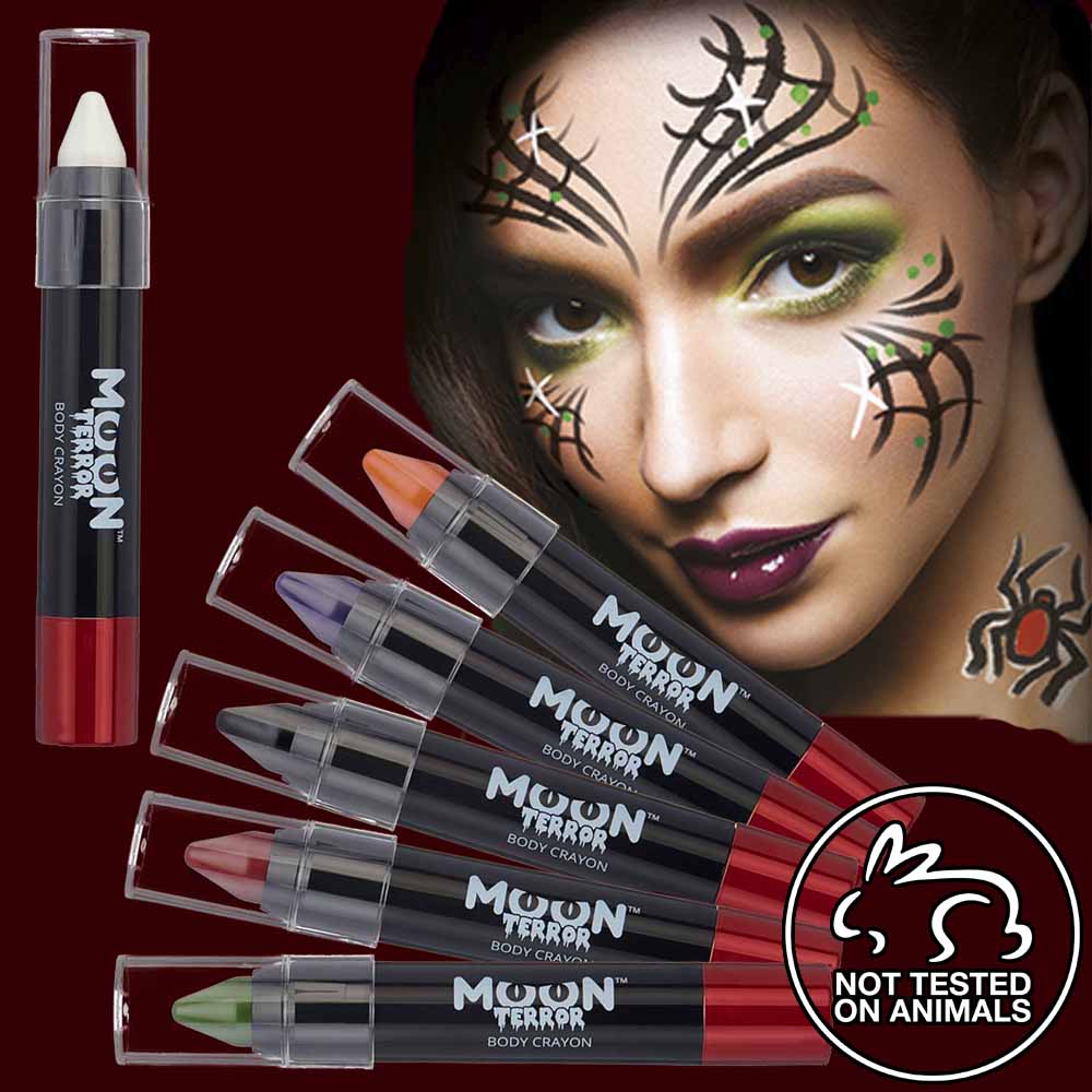 Set of 6 Halloween Makeup Body Crayons