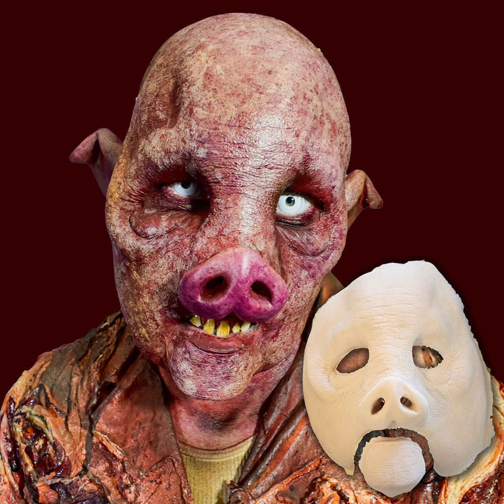 Pig face costume mask