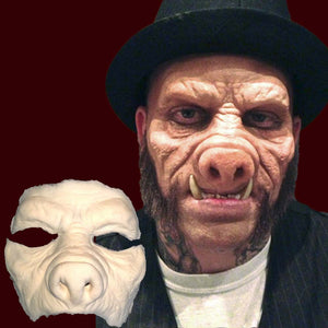 Pigman face prosthetic mask