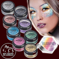 Holographic fine glitter makeup shaker