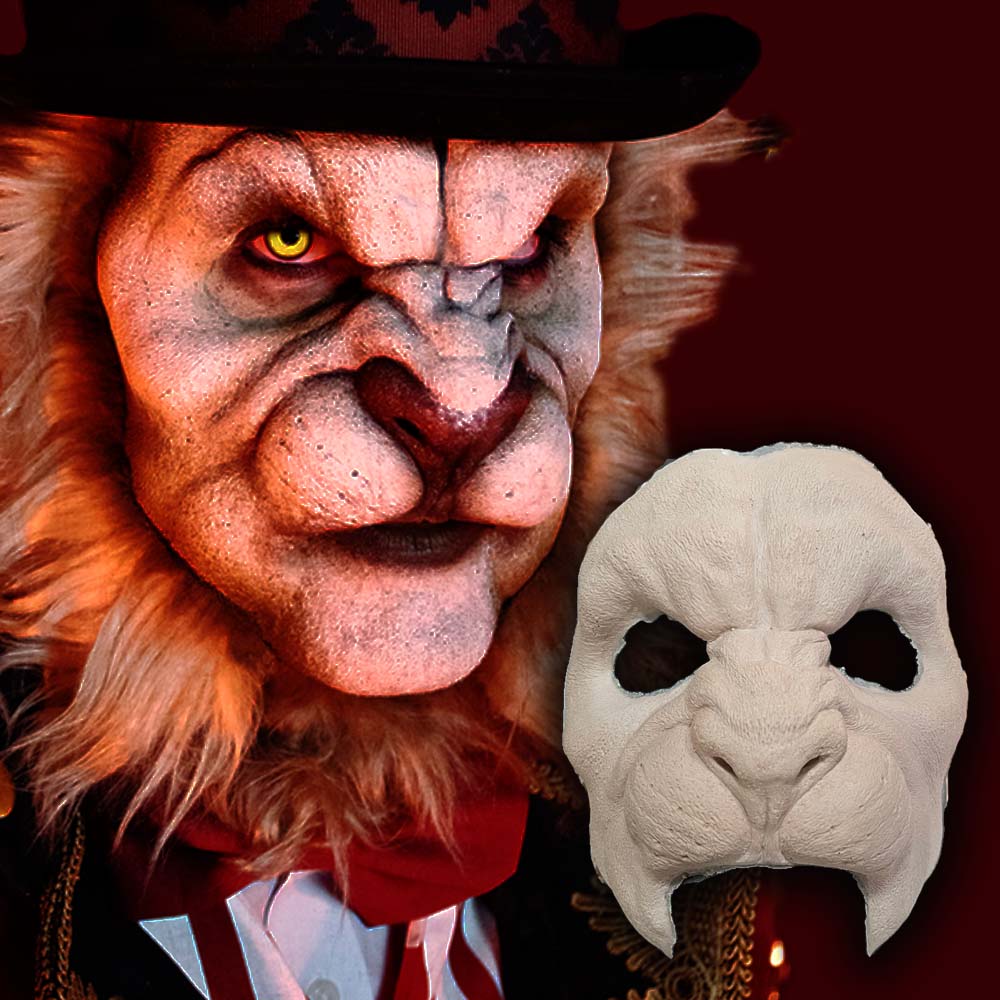 foam latex lion mask