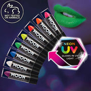 Neon UV black light lipstick