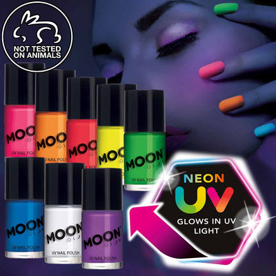 Neon UV black light nail polish