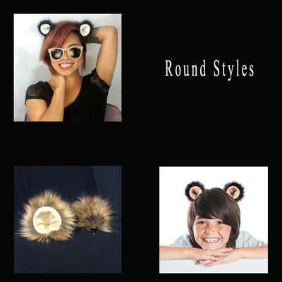 Furry Ears - Round