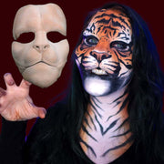 Tiger makeup prosthetic mask