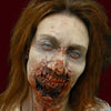 Torn open mouth zombie makeup FX prosthetic
