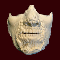 Ripped mouth foam latex zombie prosthetic appliance