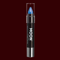 Blue Neon UV glitter body crayon