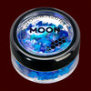 Blue UV blacklight chunky glitter