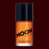 Orange neon UV black light nail polish