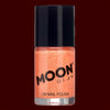 Orange Neon UV glitter nail polish