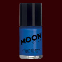 Blue glow in the dark nail polish