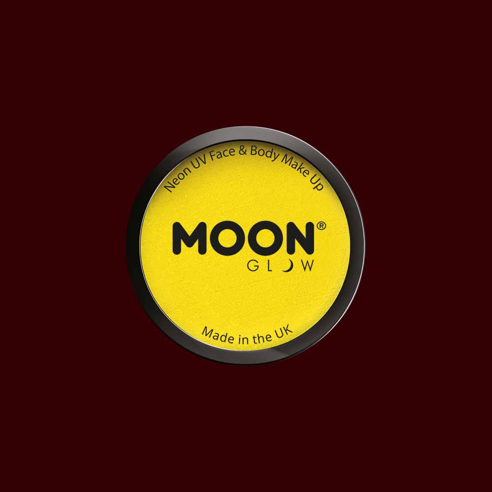 Moon Glow Pro Intense Neon UV Cake Pot Clamshell, 36g Costume Make Up Moon Glow Pro Intense Neon UV Cake Pot Clamshell, 36g Costume Make Up