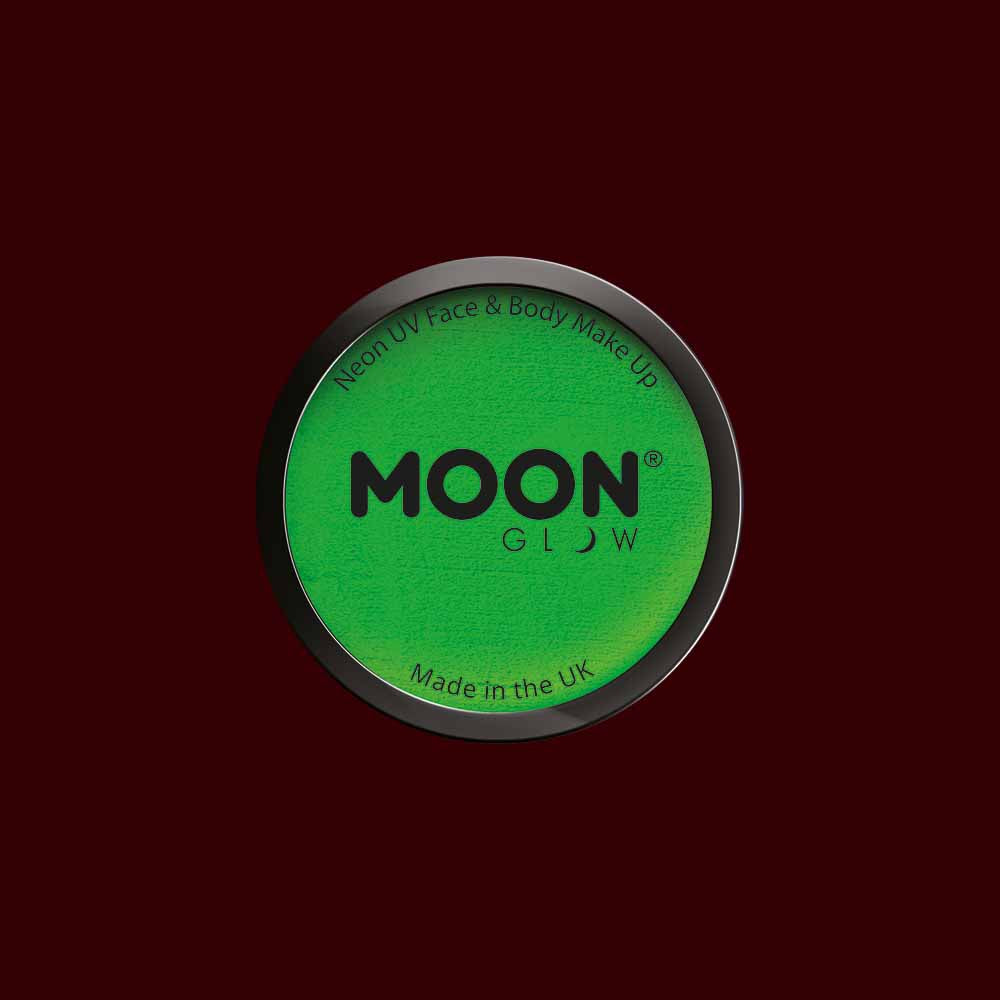 Moon Glow Pro Intense Neon UV Cake Pot Clamshell, 36g Costume Make Up Moon Glow Pro Intense Neon UV Cake Pot Clamshell, 36g Costume Make Up