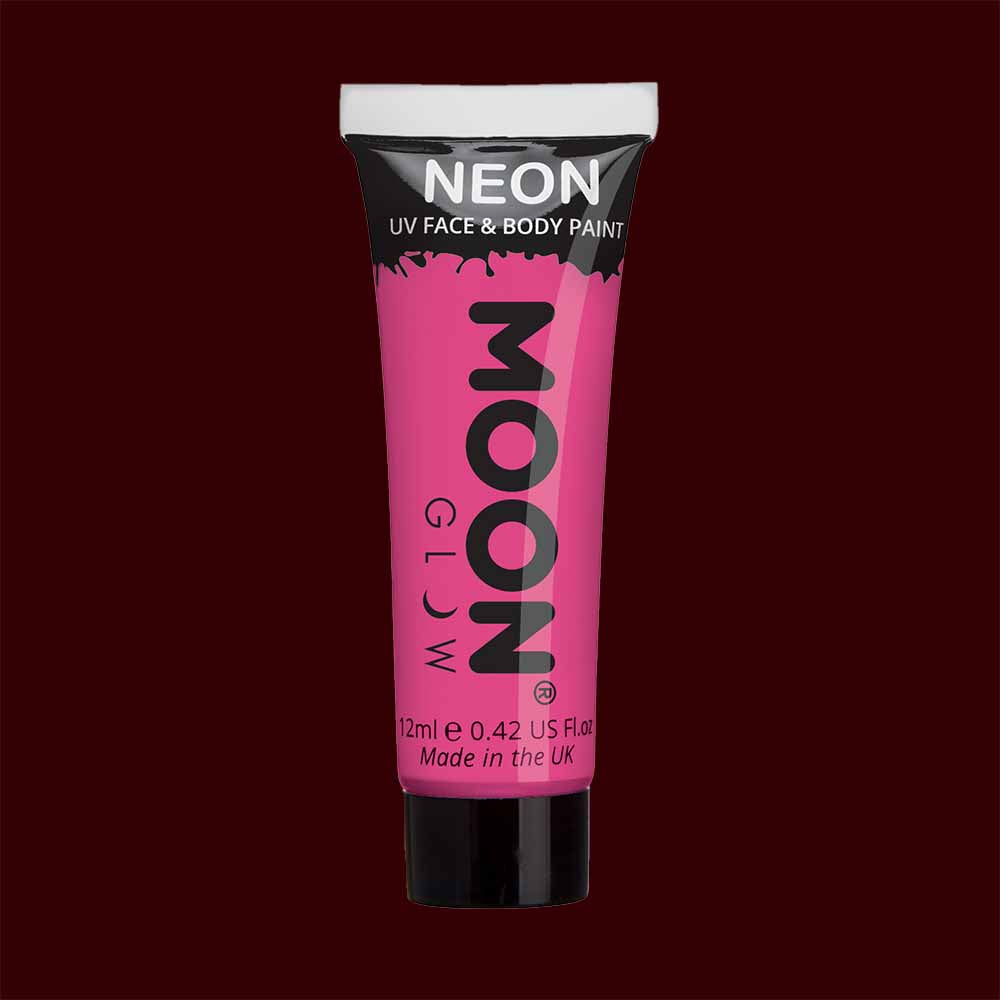 Moon Glow Intense Neon UV Face Paint Single, 12ml Costume Make Up Moon Glow Intense Neon UV Face Paint Single, 12ml Costume Make Up