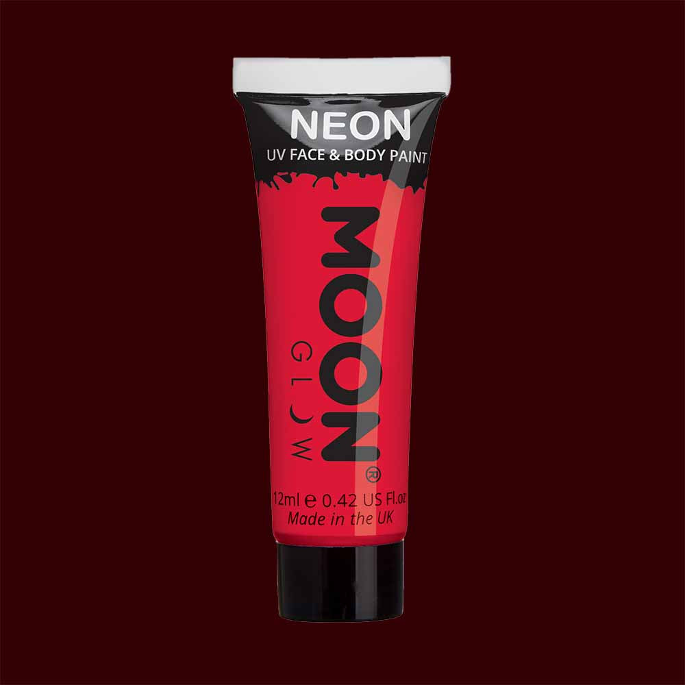 Moon Glow Intense Neon UV Face Paint Single, 12ml Costume Make Up Moon Glow Intense Neon UV Face Paint Single, 12ml Costume Make Up