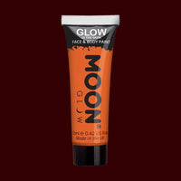 Orange glow in the dark face and body makeup