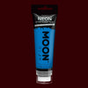 Blue UV black light liquid body paint