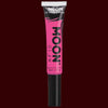 Pink neon black light hair streak makeup